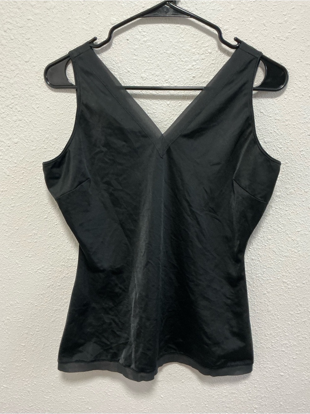 SPANX Black V-Neck Shaping Tank Top size XL